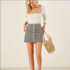 Reformation Bianca Skirt